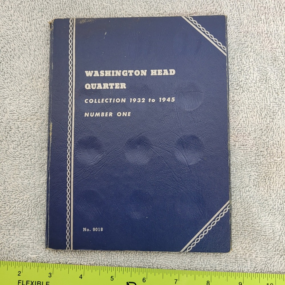 Whitman Washington Head‎ Quarter Collection 1932-1945 Coin Folder No. 9018 Blue